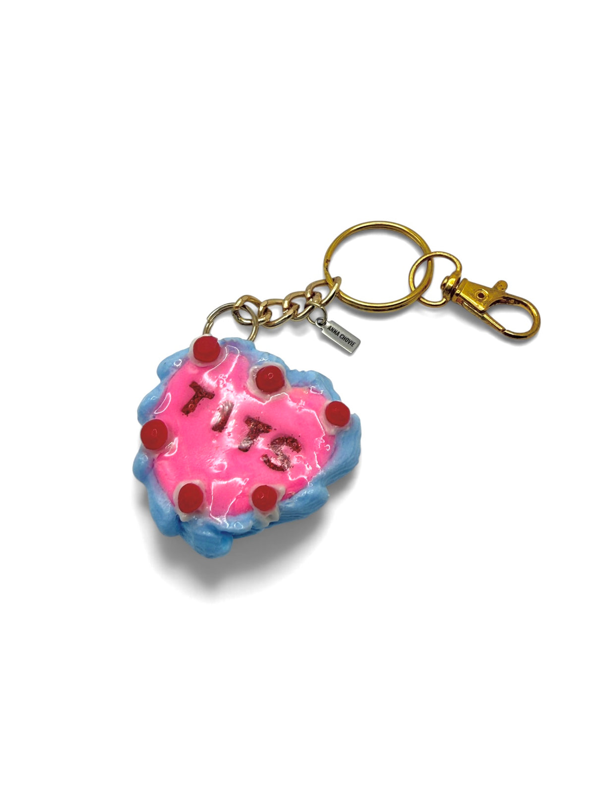 “Tits” Heartfelt Message Keychain Bag Charm