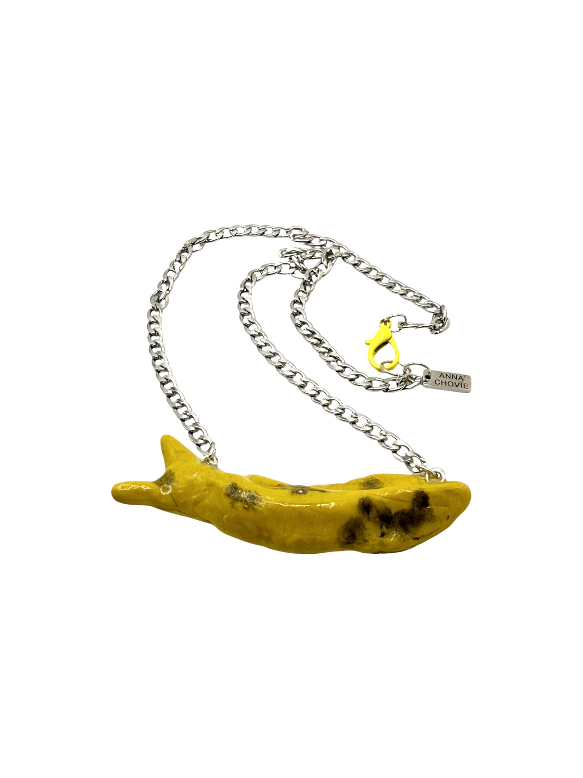 Banana Slug Necklace - Gold or Silver