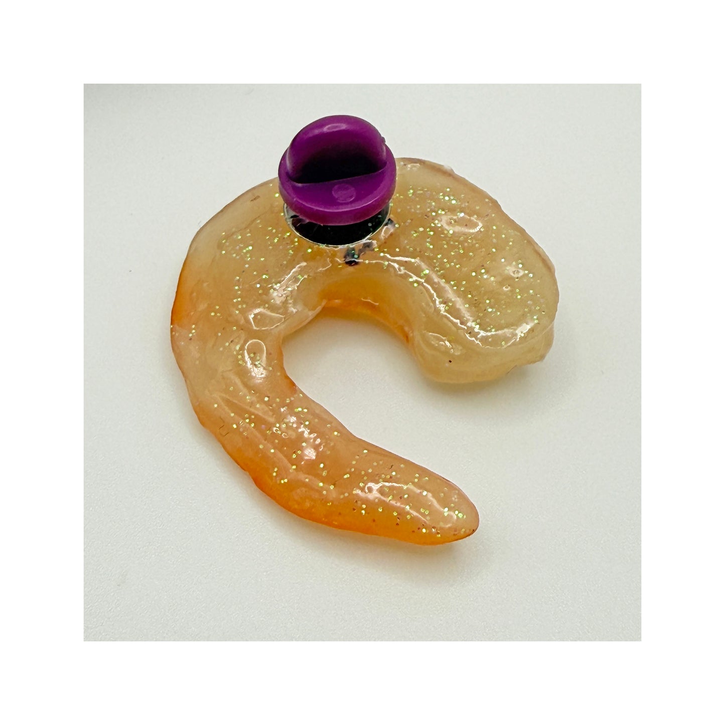 Emotional Support Shrimp Pin - Tie Tack Pin