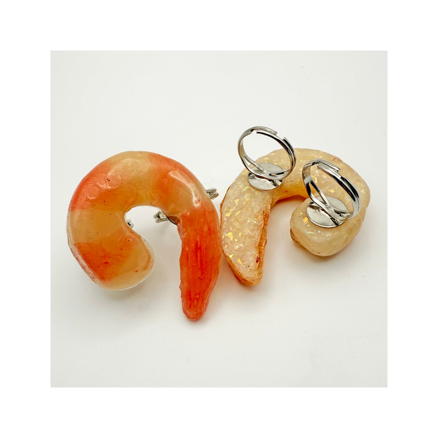 Shrimp Knuckles 2 Finger Ring