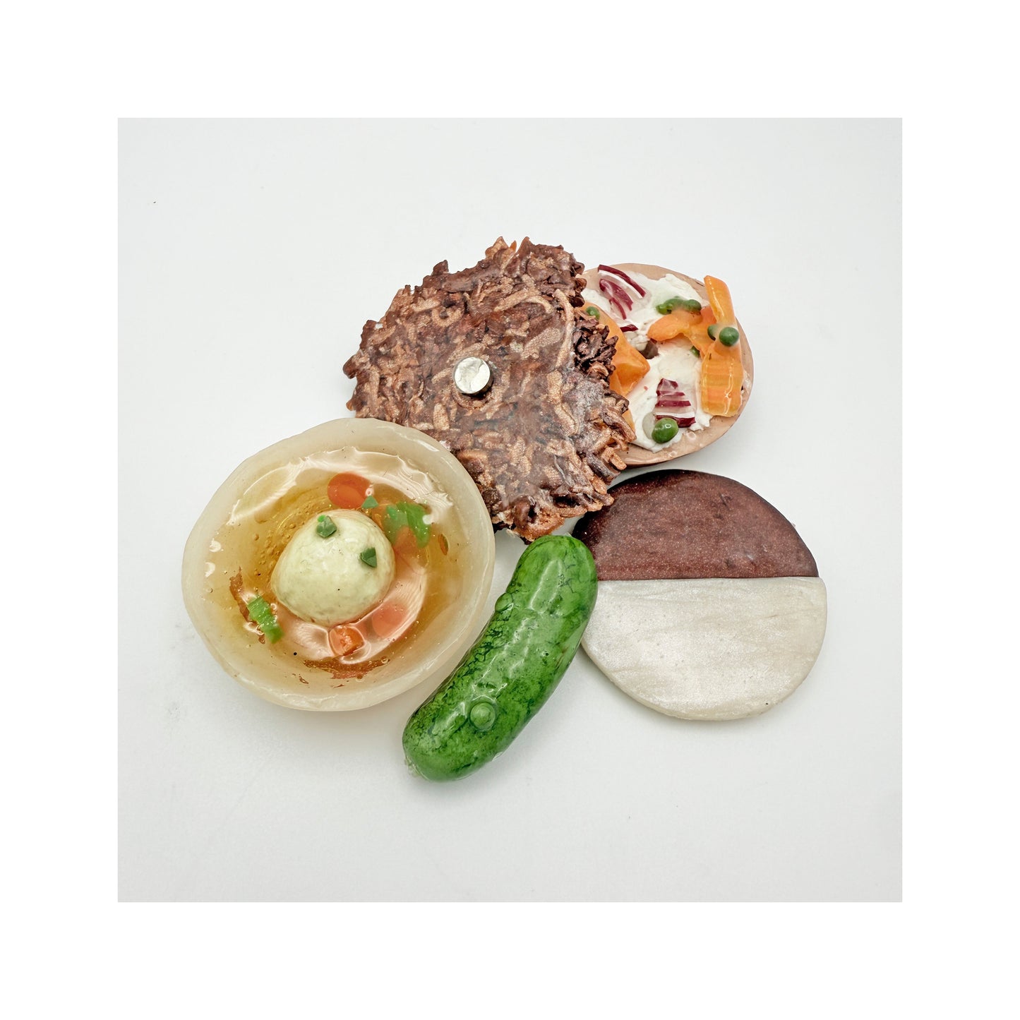Jewish Deli Mini Magnet Set