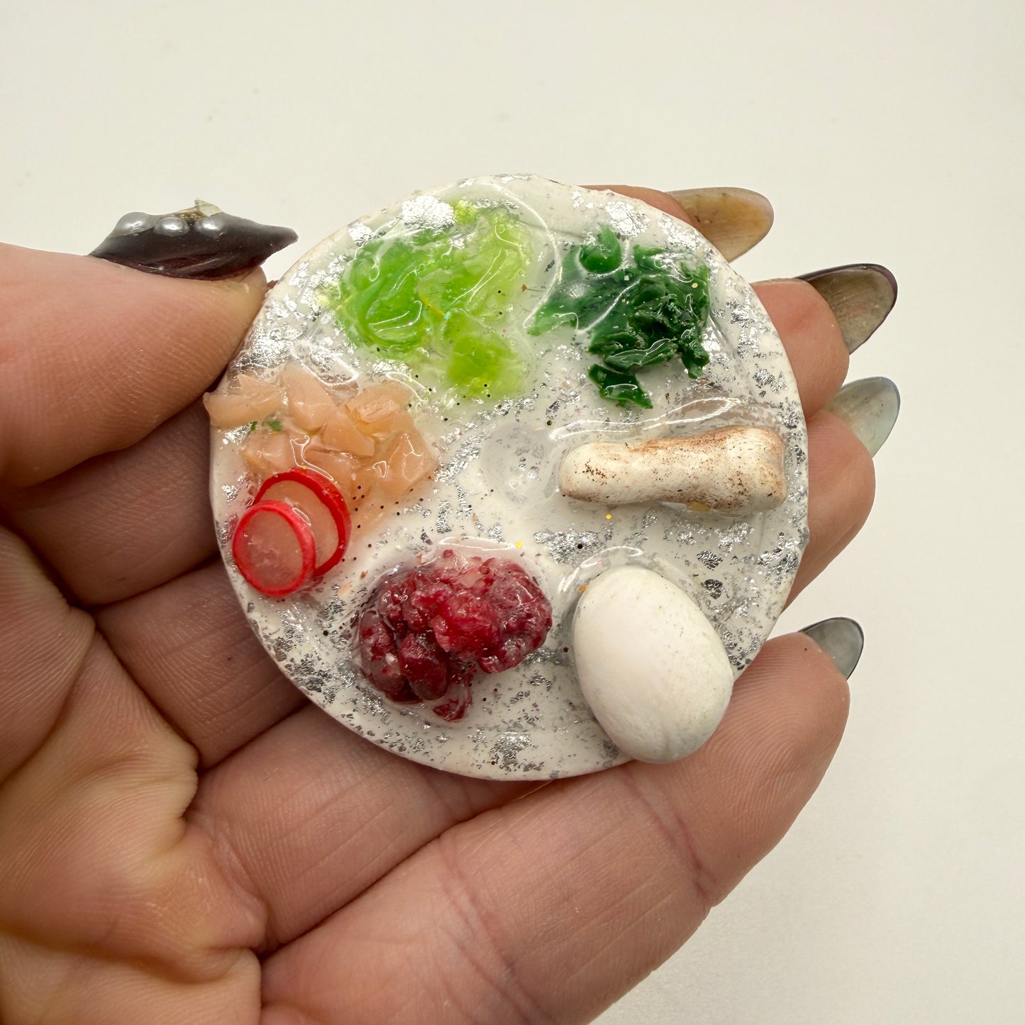 Passover Seder Plate Brooch