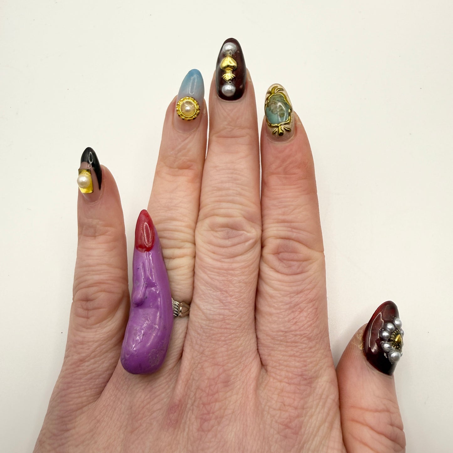 Witch Finger Adjustable Ring