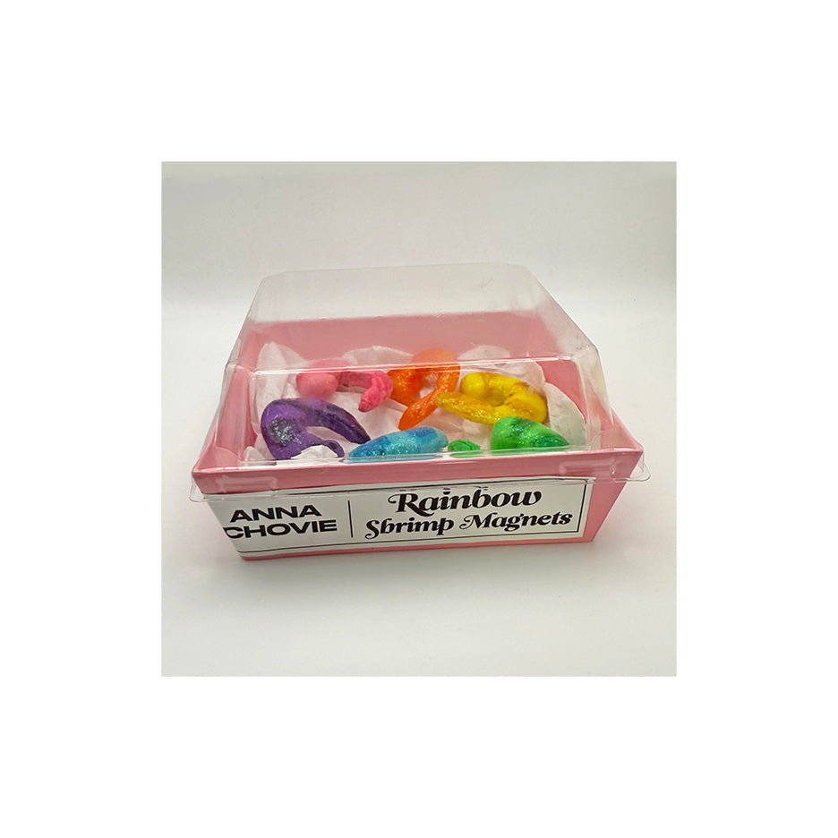 Rainbow Shrimp Magnet Set