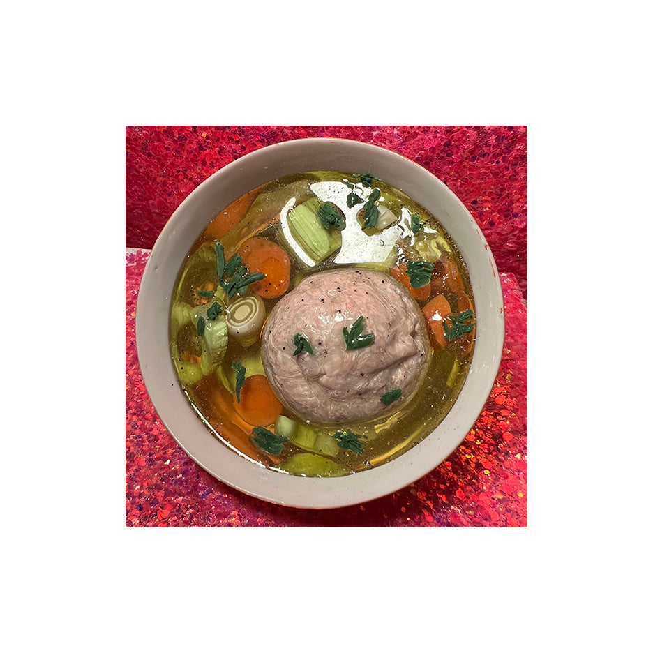 Matzo Ball Soup Sculpture
