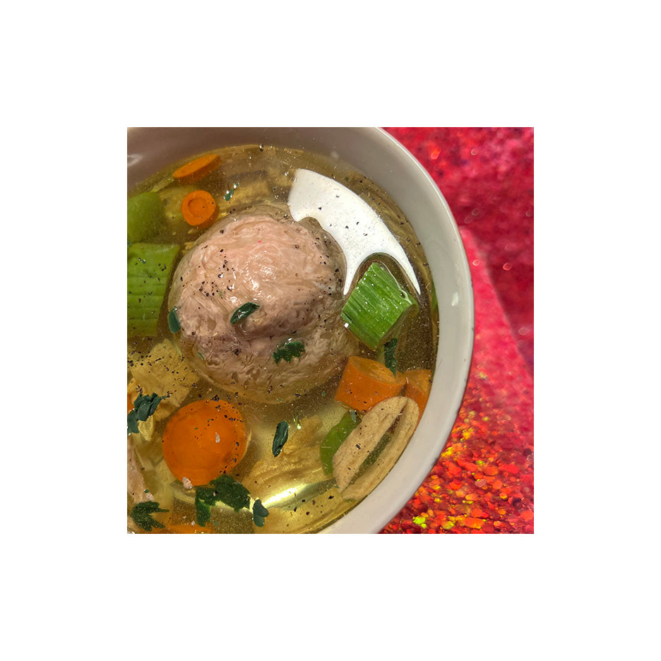 Matzo Ball Soup Sculpture