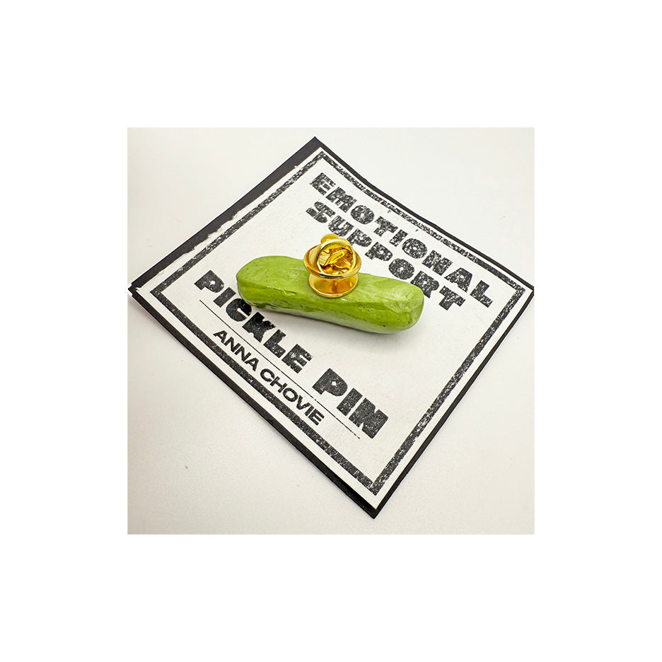 Emotional Support Pickle Pin - Tie Tack Pin