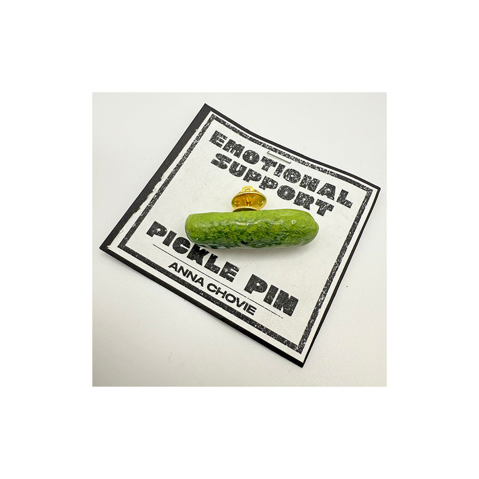 Emotional Support Pickle Pin - Tie Tack Pin