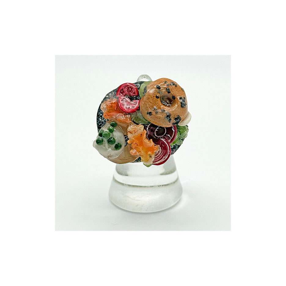 Plain or Poppy Bagel Spread Ring
