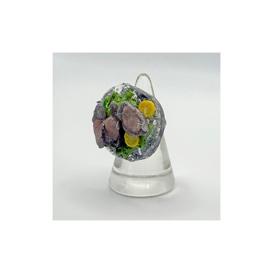 Three Oyster Adjustable Ring