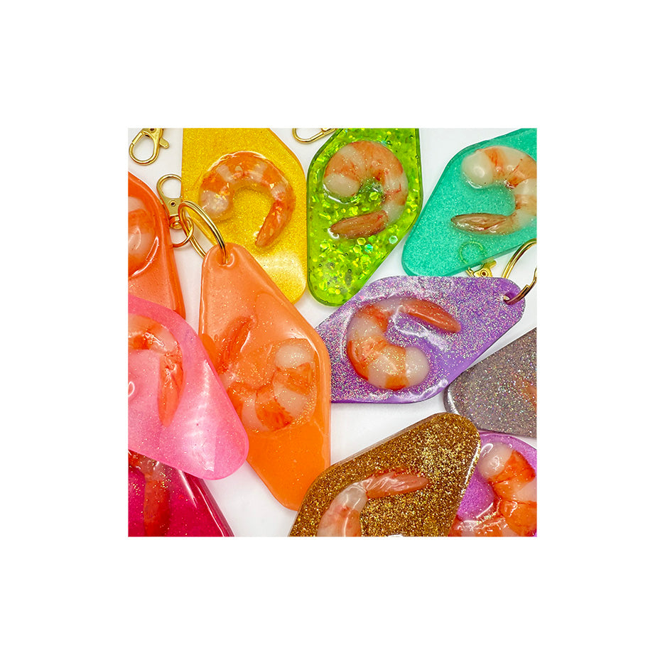 The Shrimp Motel Key Chain Clip
