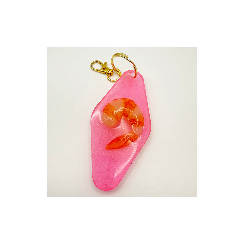 The Shrimp Motel Key Chain Clip