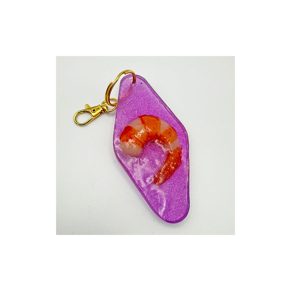 The Shrimp Motel Key Chain Clip