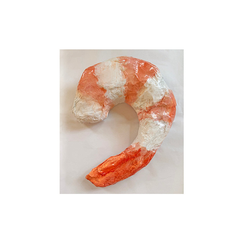 Large Wall Shrimp Sculpture