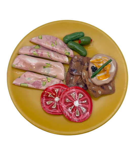 "Girl dinner #5" - Fake Food Hanging Wall Art