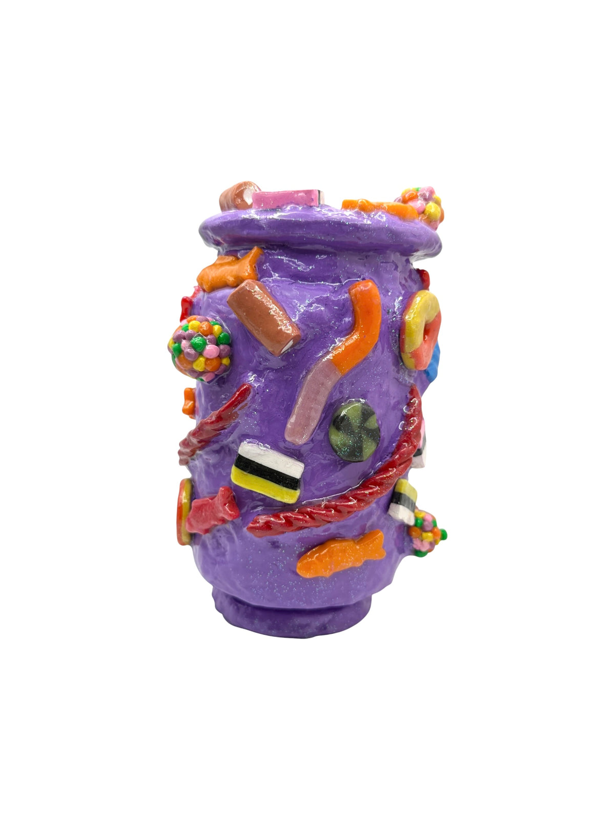 "All treats" Halloween Candy Vessel