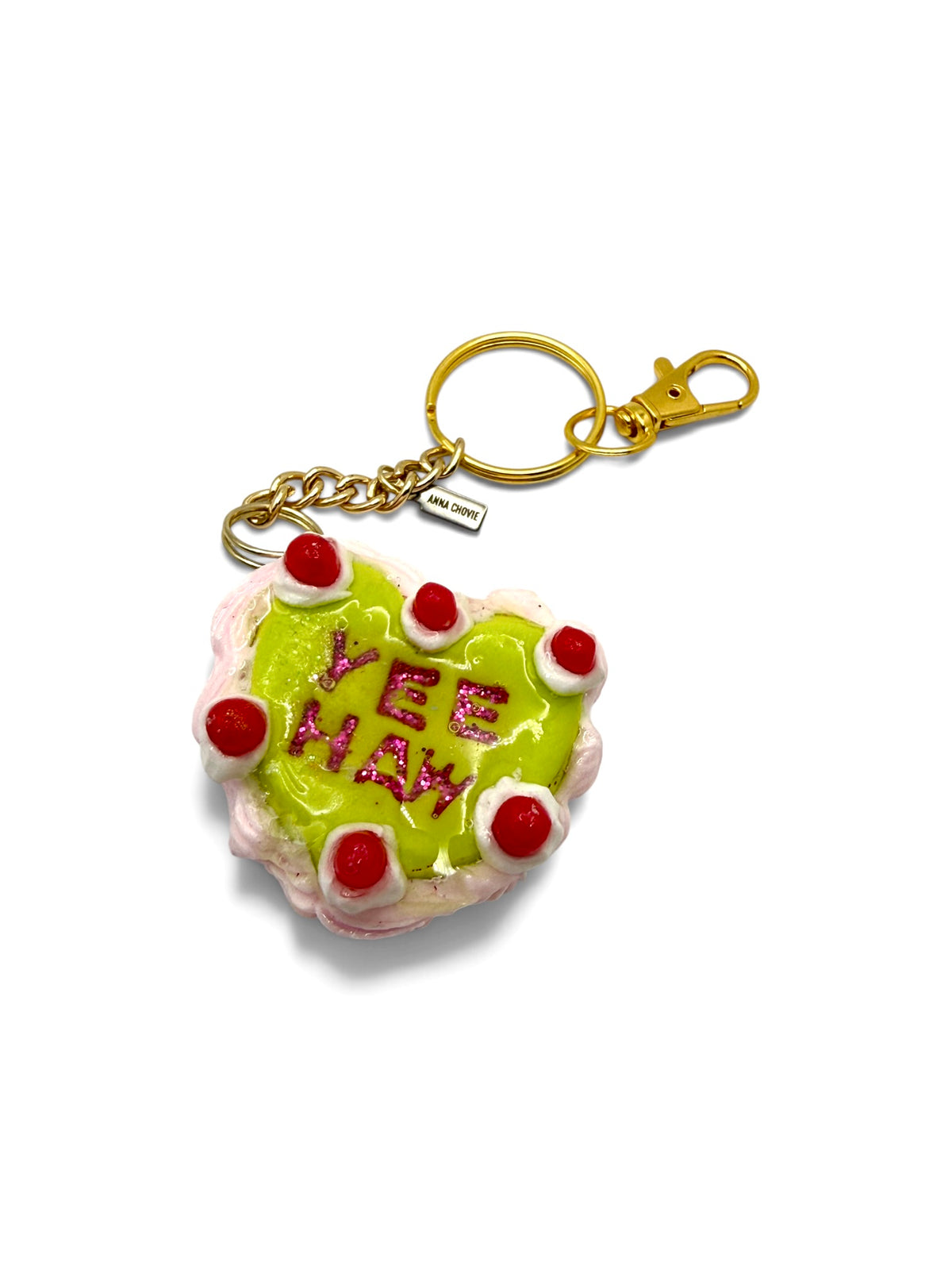 “Yee Haw” Heartfelt Message Keychain Bag Charm