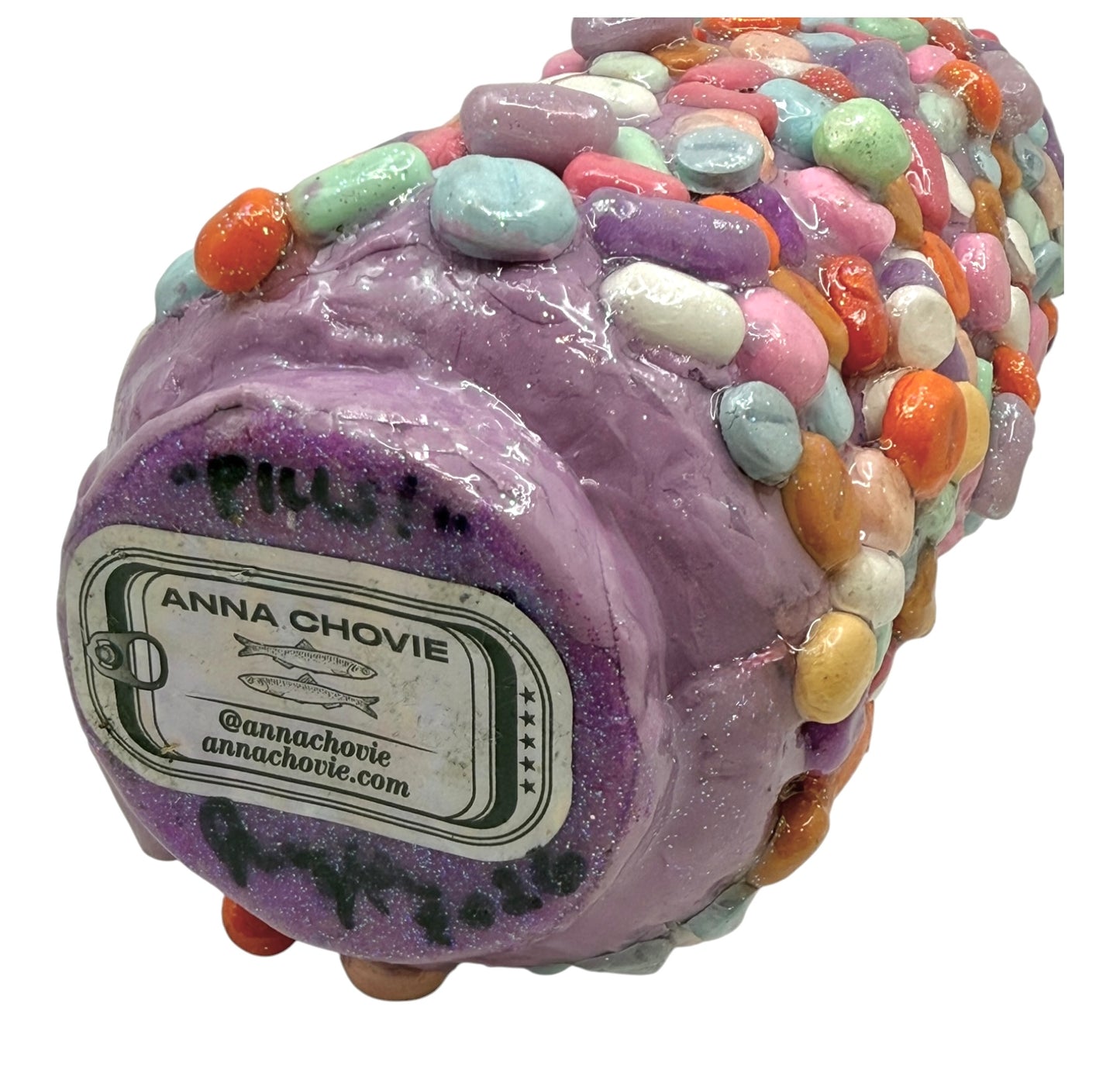 "Pills! in Purple" - Pill themed Vessel