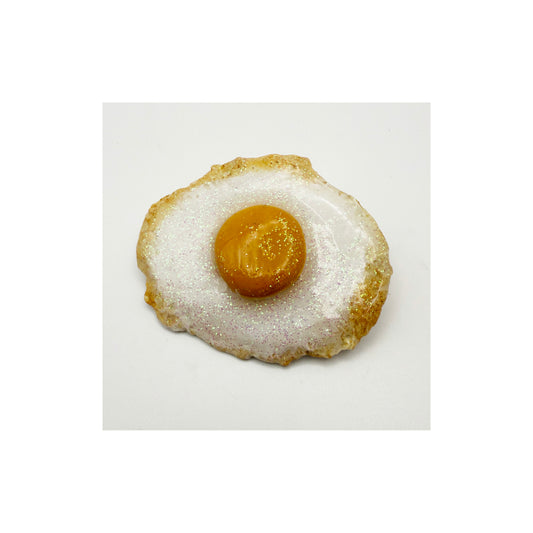 Glittery Egg Brooch