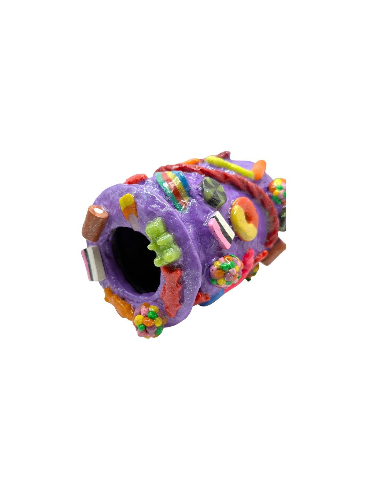 "All treats" Halloween Candy Vessel