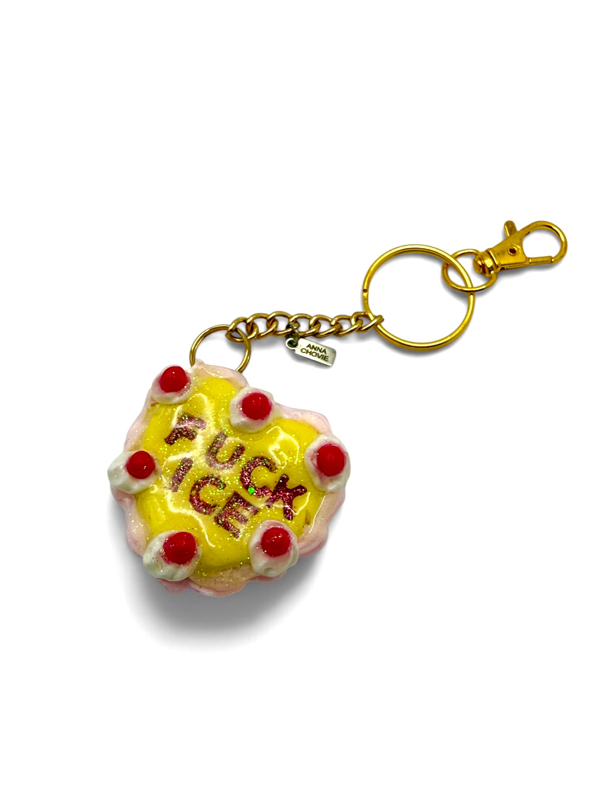 “Fuck Ice” Heartfelt Message Keychain Bag Charm