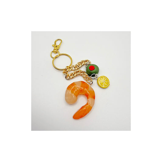 Shrimp & Olive Bag Charm