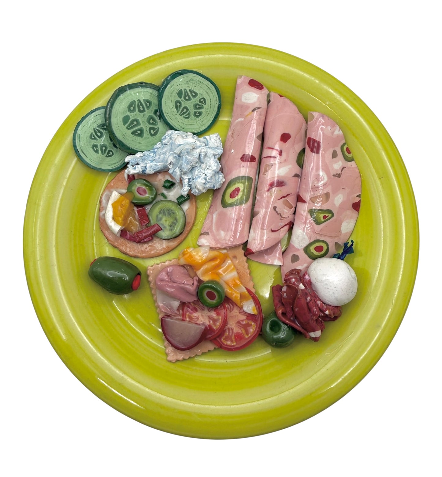 "Girl Dinner #6" - Fake Food Hanging Wall Art