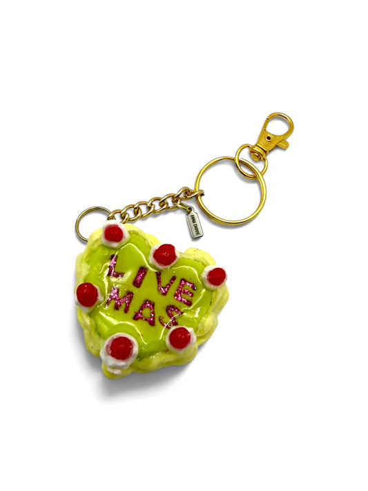 “Live Mas” Heartfelt Message Keychain Bag Charm