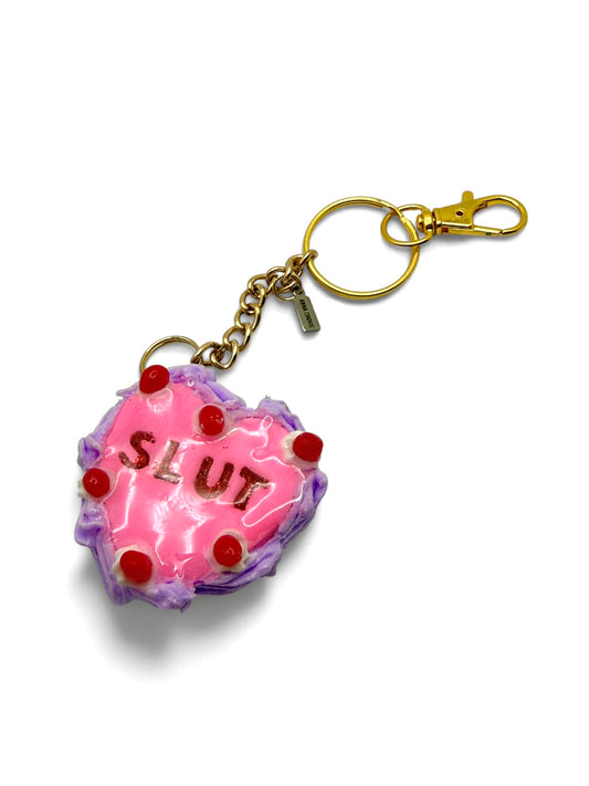 “Slut” Heartfelt Message Keychain Bag Charm