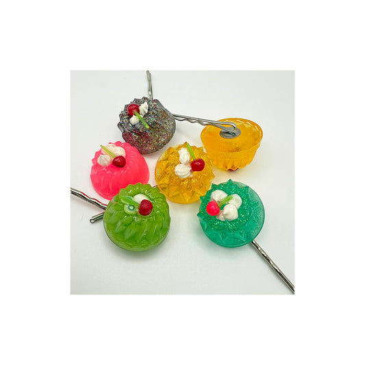 Mini Jelly Mold Hair Clip Pin