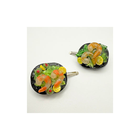 Shrimp Hair Clip Set
