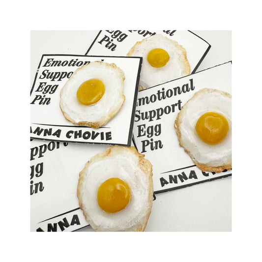 Emotional Support Egg Pin - Tie Tack Pin