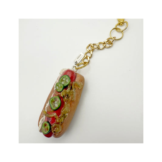 Seattle Hot Dog Keychain Clip
