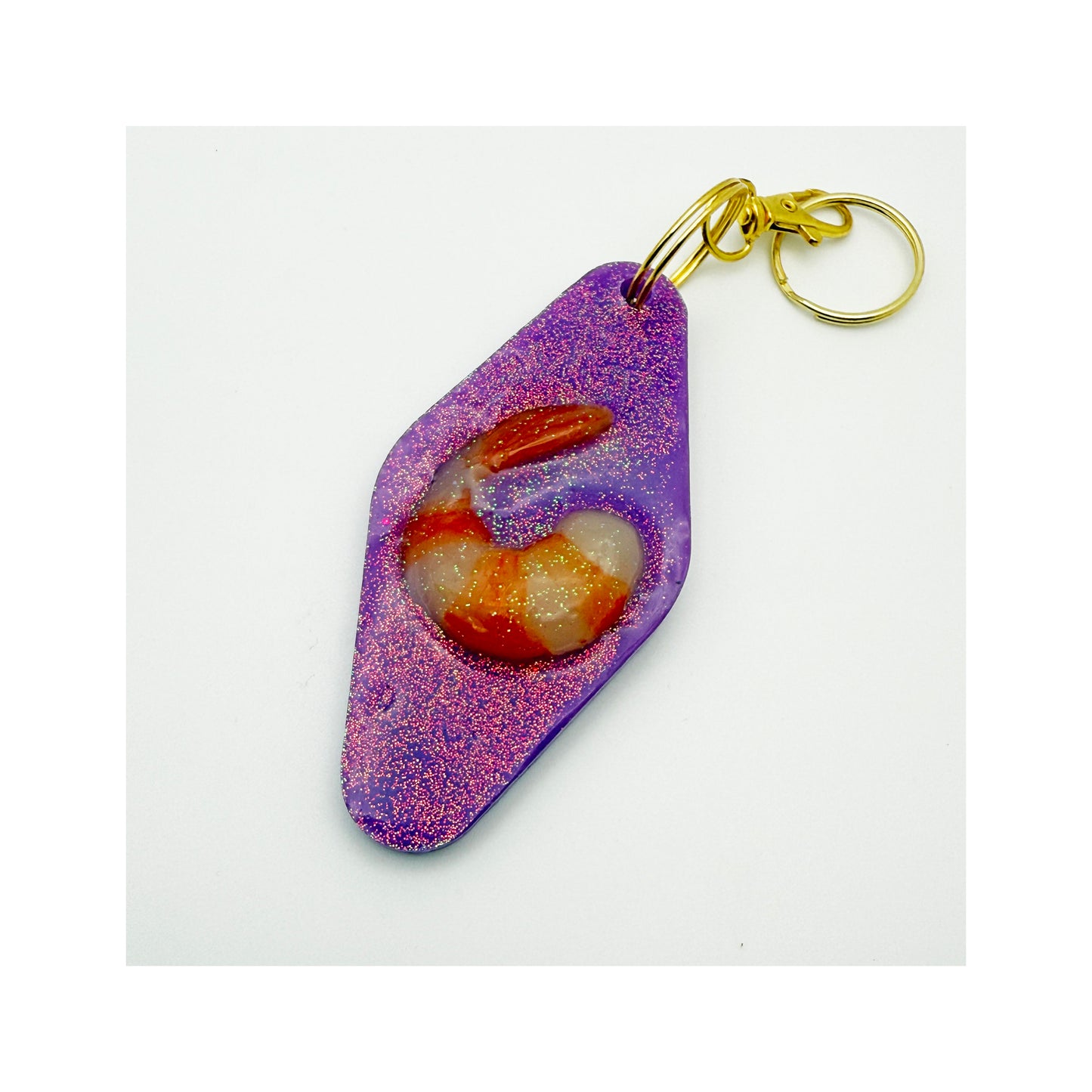 The Shrimp Motel Key Chain Clip