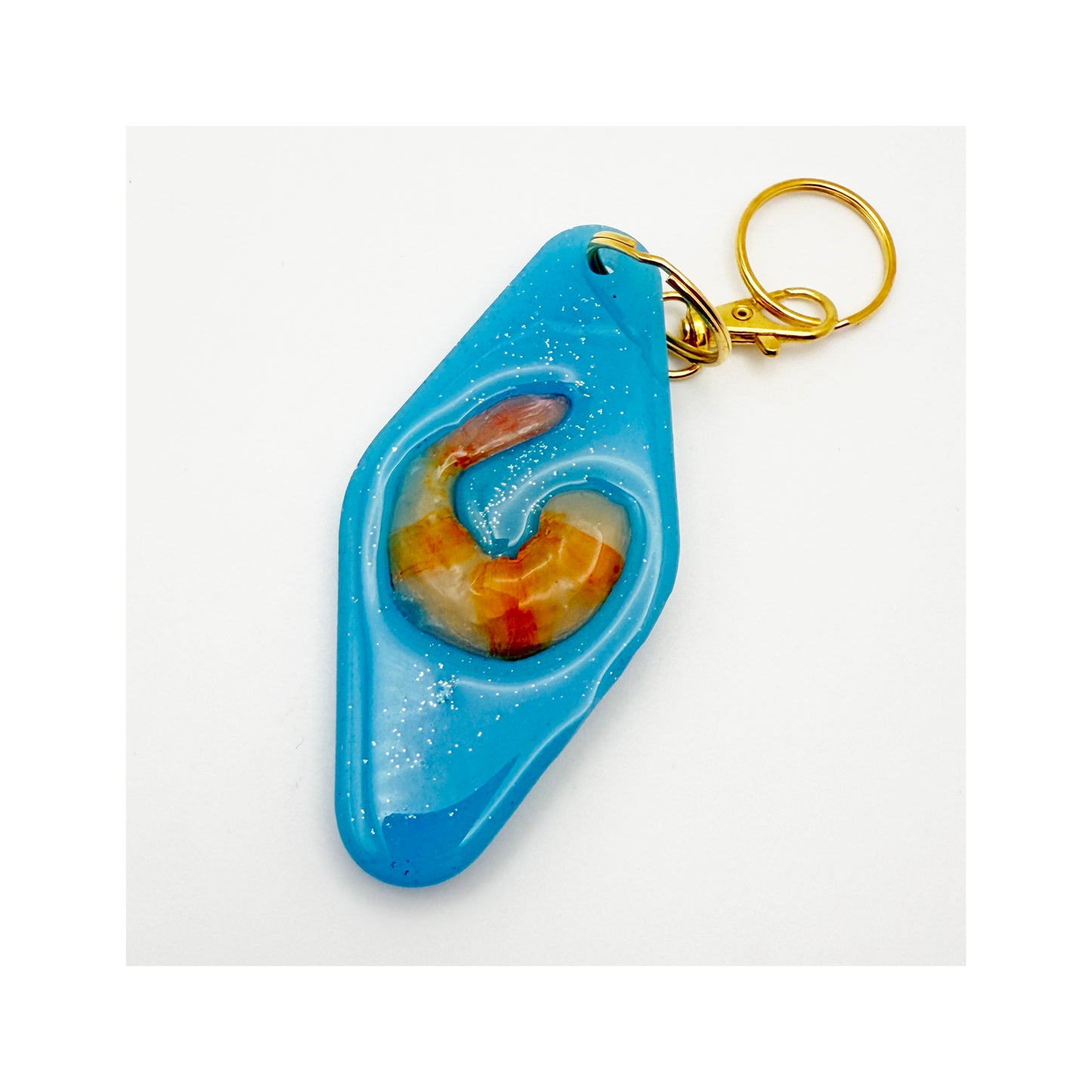 The Shrimp Motel Key Chain Clip