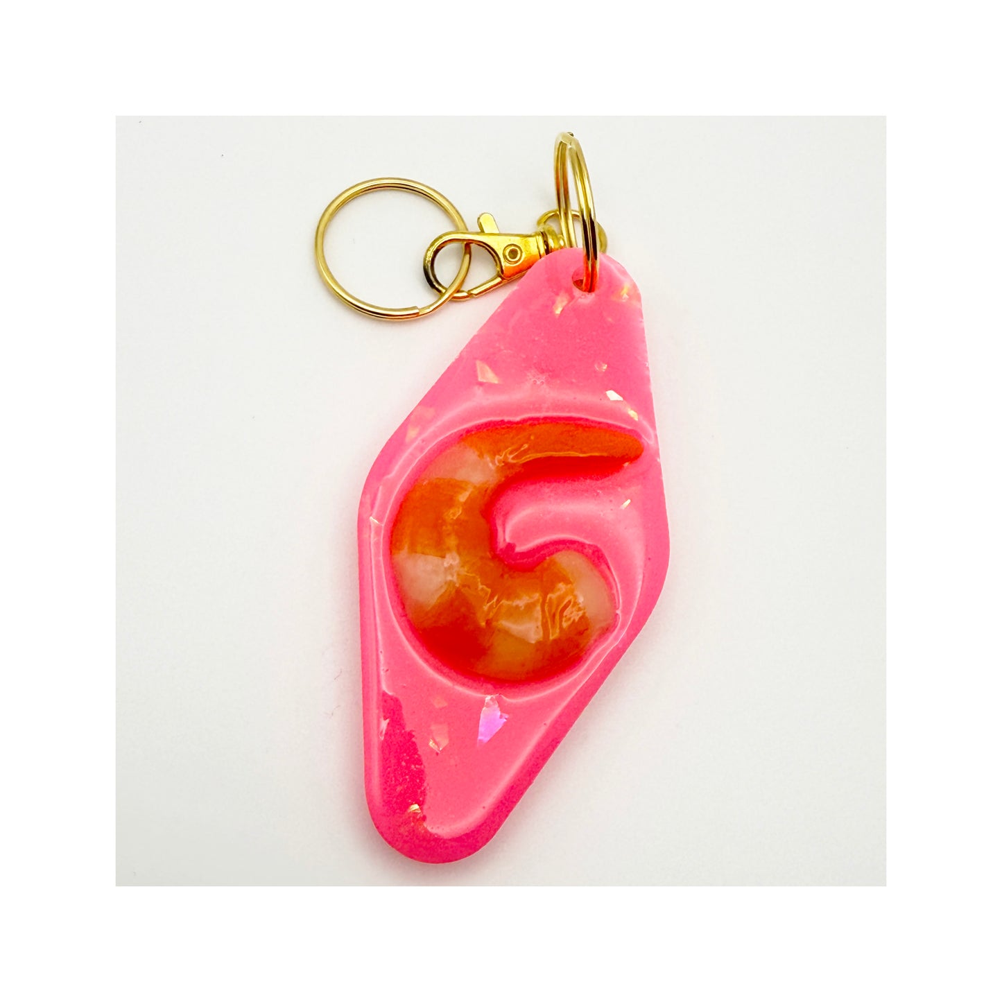 The Shrimp Motel Key Chain Clip