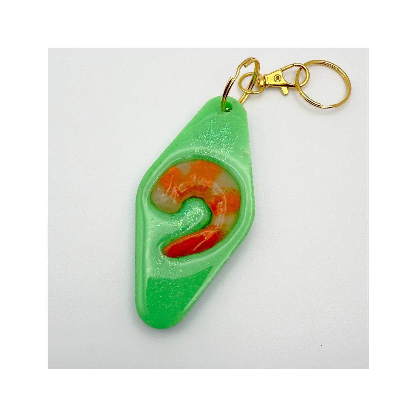 The Shrimp Motel Key Chain Clip