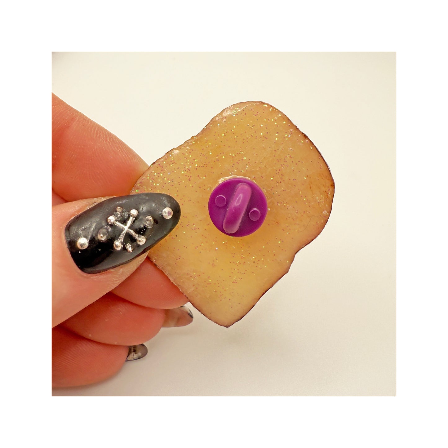 Emotional Support Toast Pin