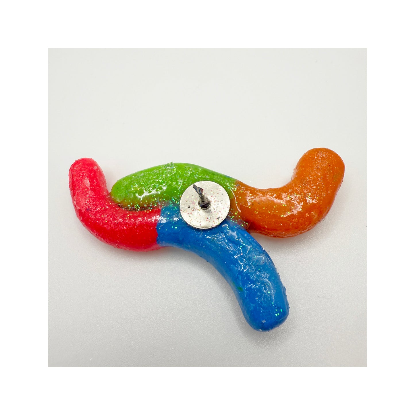 Emotional Support Sour Wormie Pin