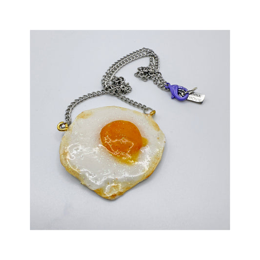 Fried Egg Necklace