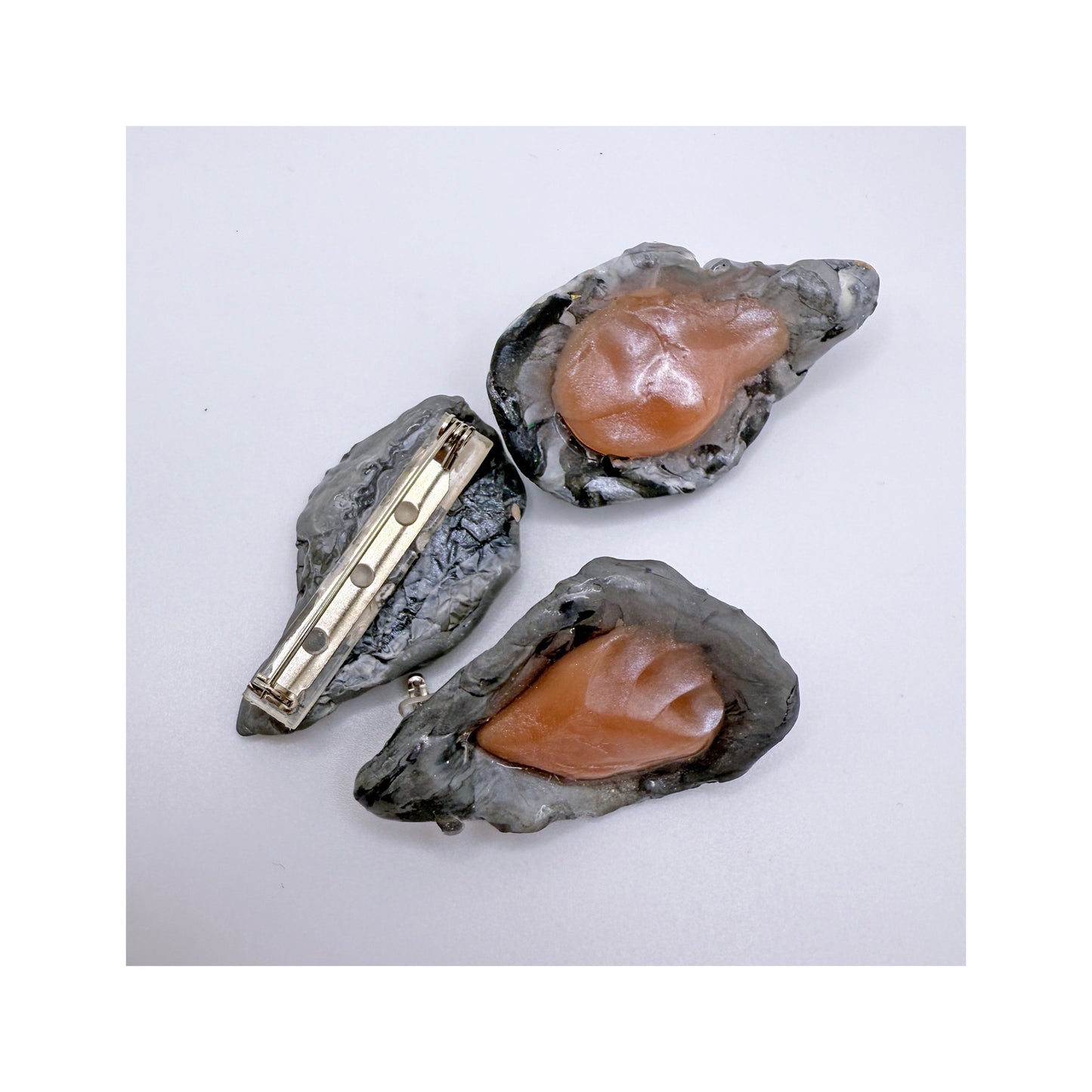 Cute AF Oyster Brooch