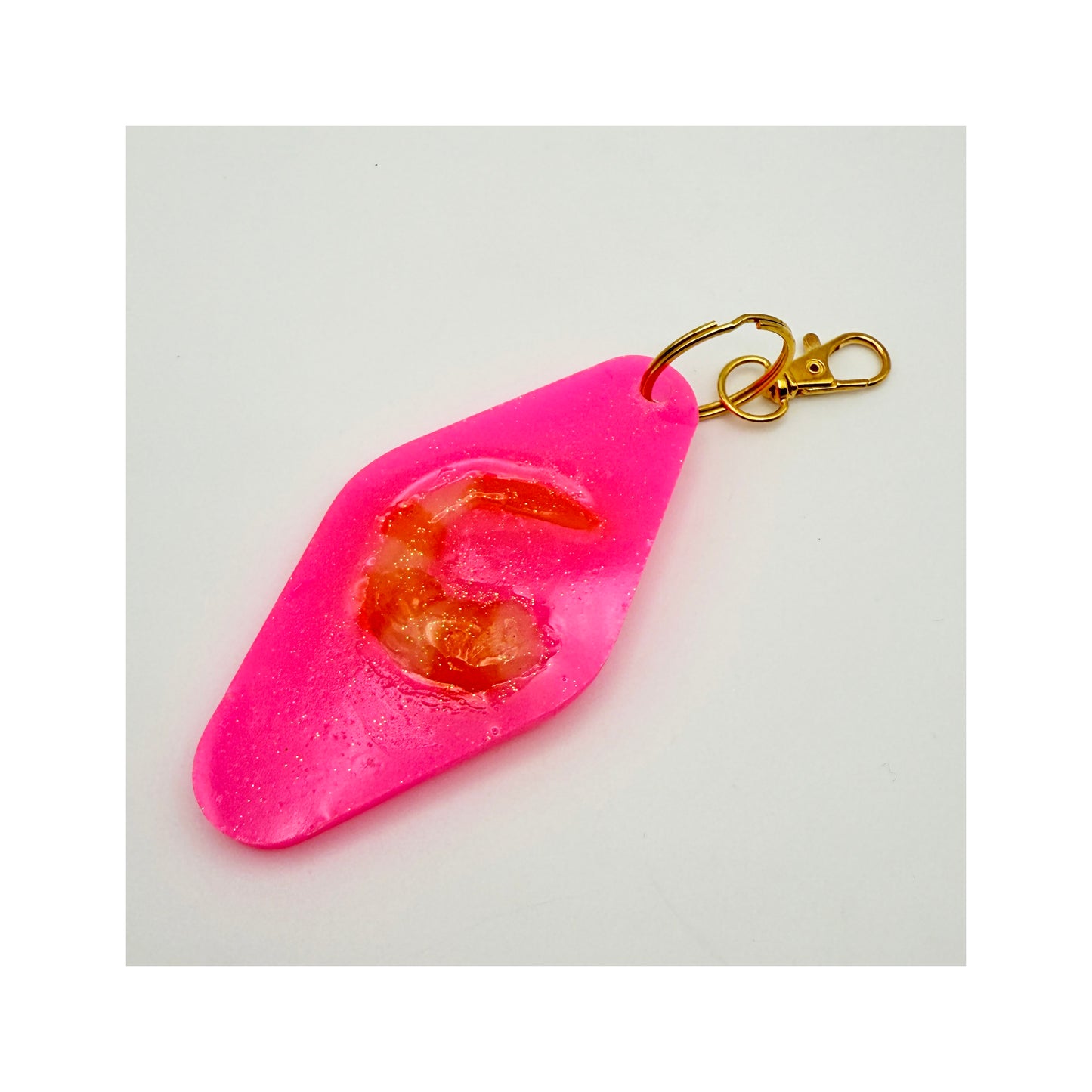 The Shrimp Motel Key Chain Clip