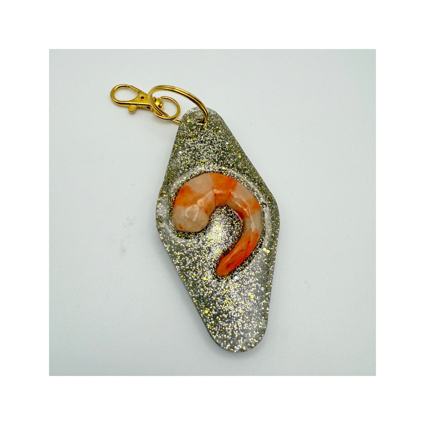 The Shrimp Motel Key Chain Clip