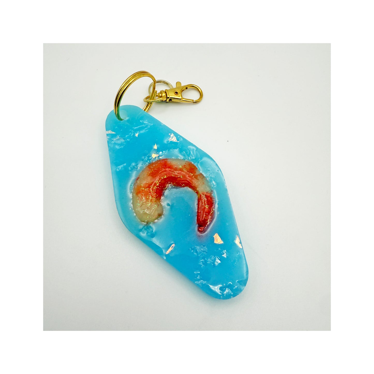 The Shrimp Motel Key Chain Clip