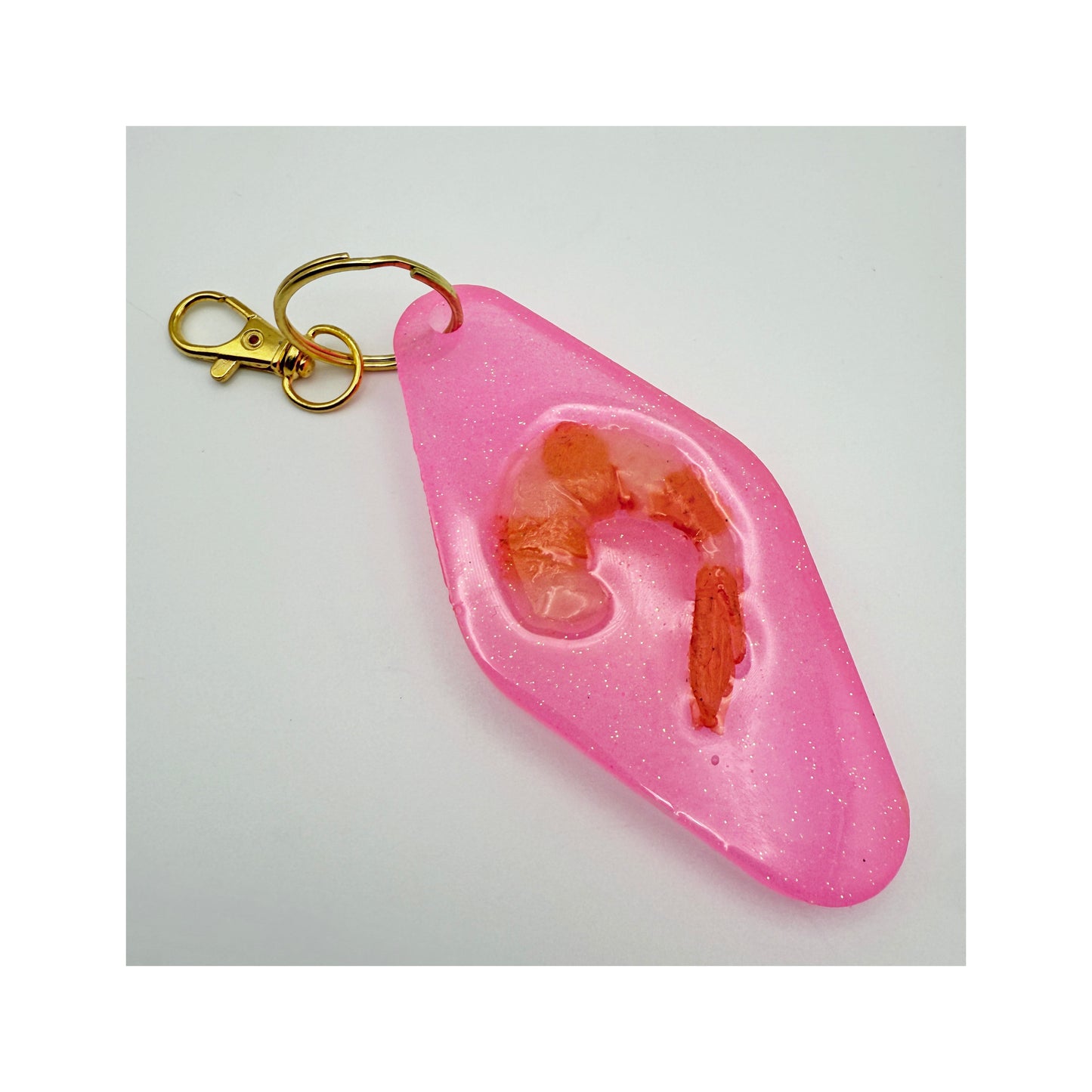 The Shrimp Motel Key Chain Clip