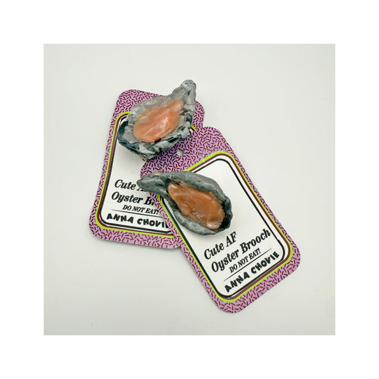 Cute AF Oyster Brooch