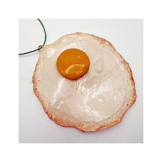 Fried Egg Ornament