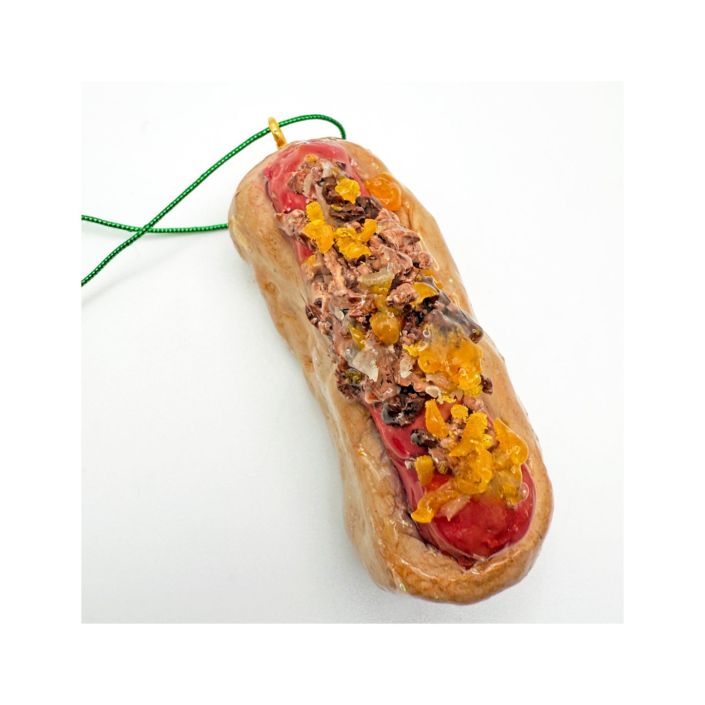 Chili Cheese Dog Ornament