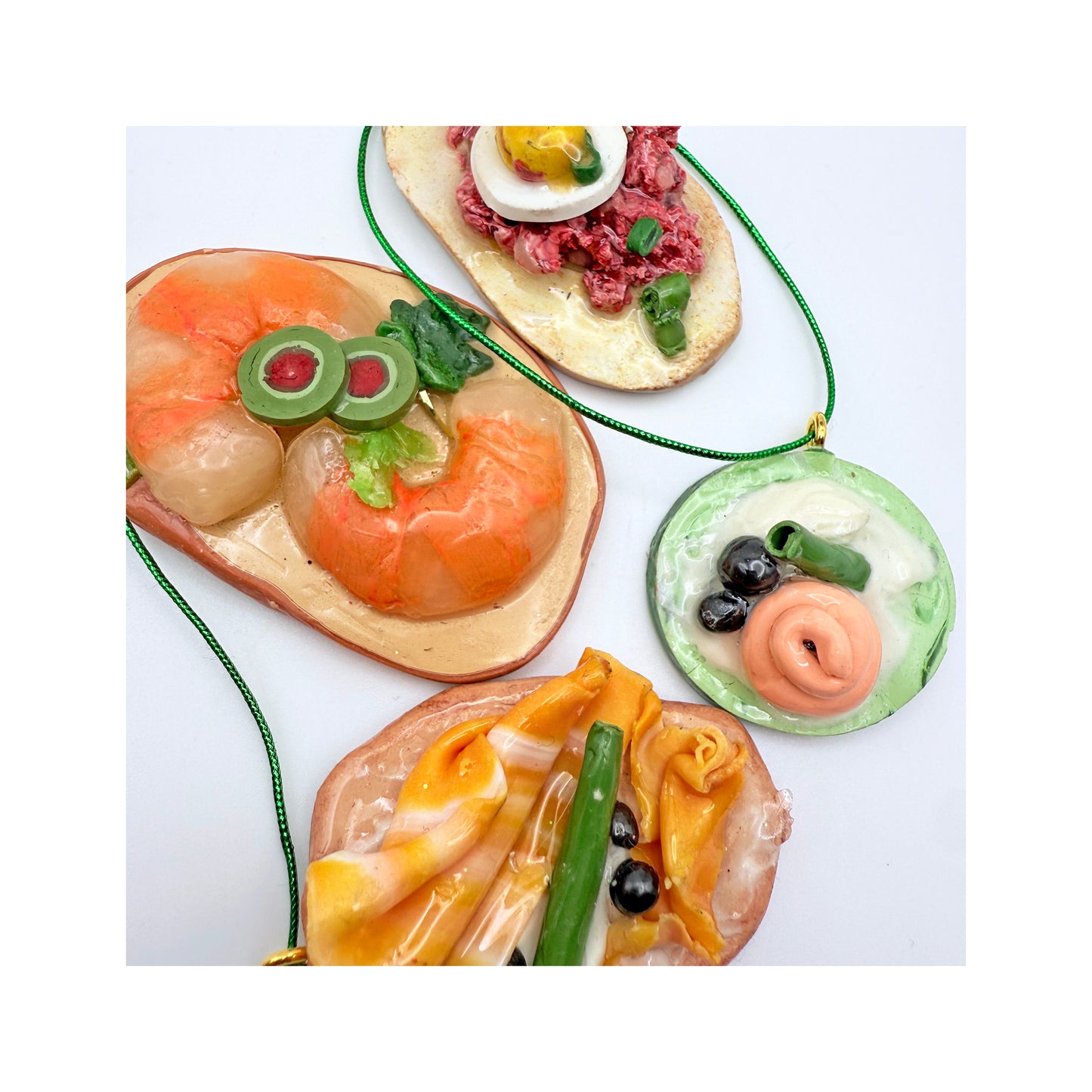 Steak Tartare on Crostini Ornament