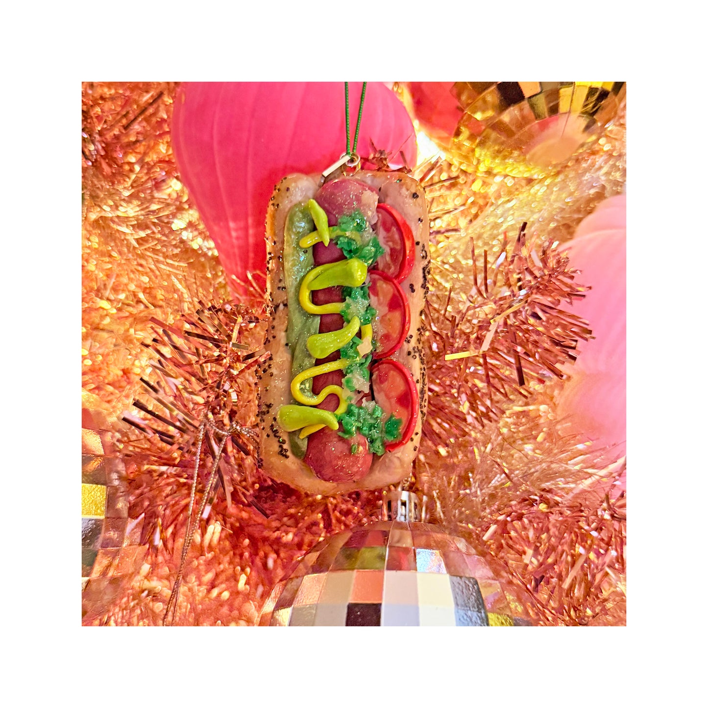 Chicago Dog Ornament
